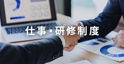 仕事・研修制度
