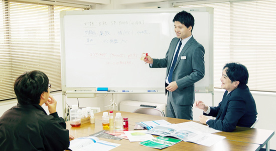 油剤の重要性を実感してもらえると、やりがいが倍増します。